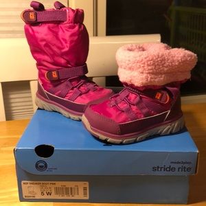 NEW stride rite toddler waterproof boots